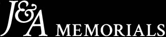 J & A Memorials logo