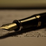 Picture of a pen and paper
